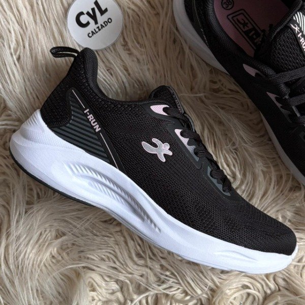 Producto - I RUN Speed Negro / Rosa - 1