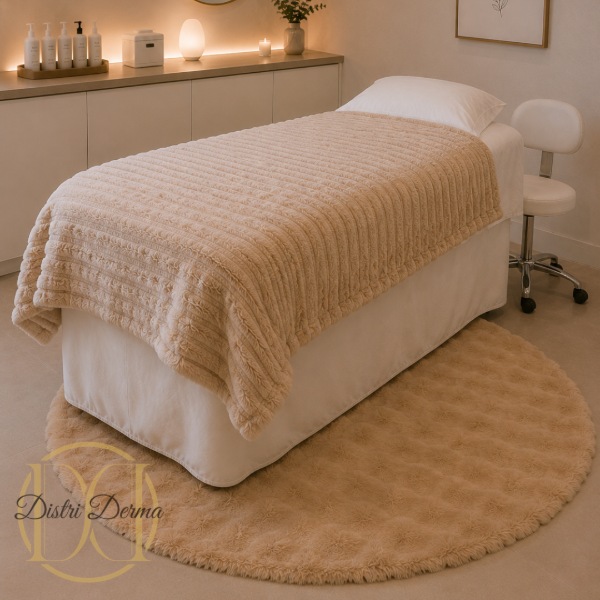 Producto - Alfombra Circular Olivia 120x120 cm - Pelo Largo