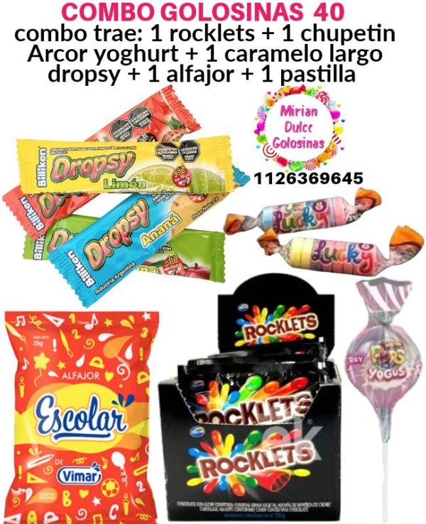 Producto - Combo golosinas 40