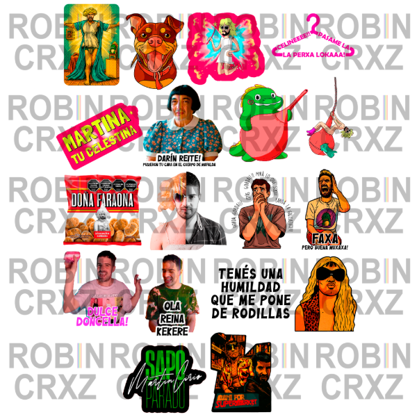 Producto - Martin Cirio Pack 2 de Stickers