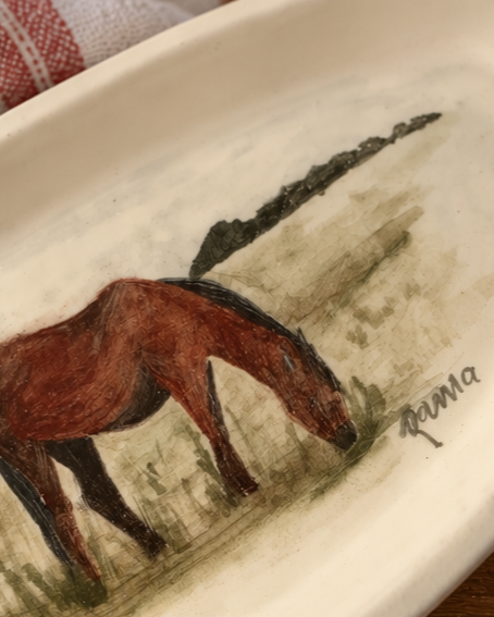 Producto - Bandeja ovajada chica Caballo zaino - 2
