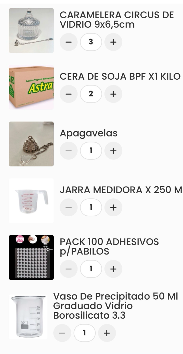 Producto - KIT ULTRA COMPLETO PARA VELAS  AROMÁTICAS - 3