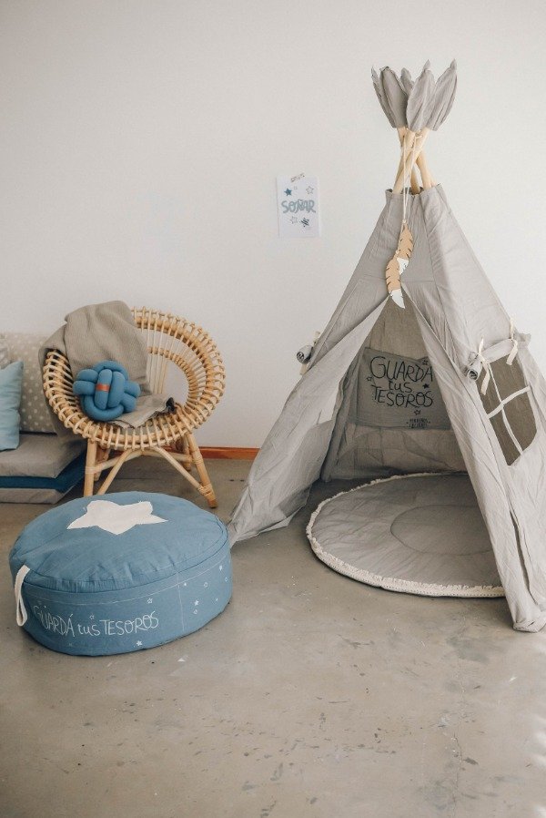 Producto - Carpa tipi lisa gris
