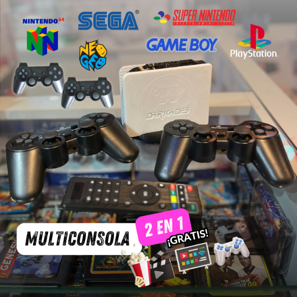 Producto - MULTICONSOLA 2 EN 1 ANDROID Y JUEGOS + 4 JOYSTICKS INALAMBRICOS