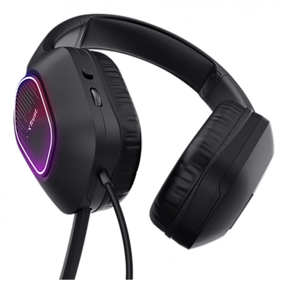 Producto - Auricular Gamer Trust ZIROX LED BLACK GXT416 - 1