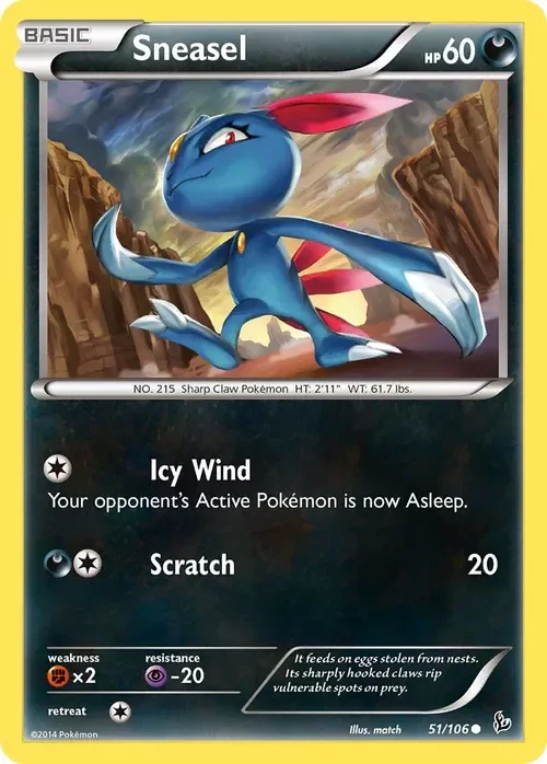 Producto - Sneasel - 51/106 - Flashfire