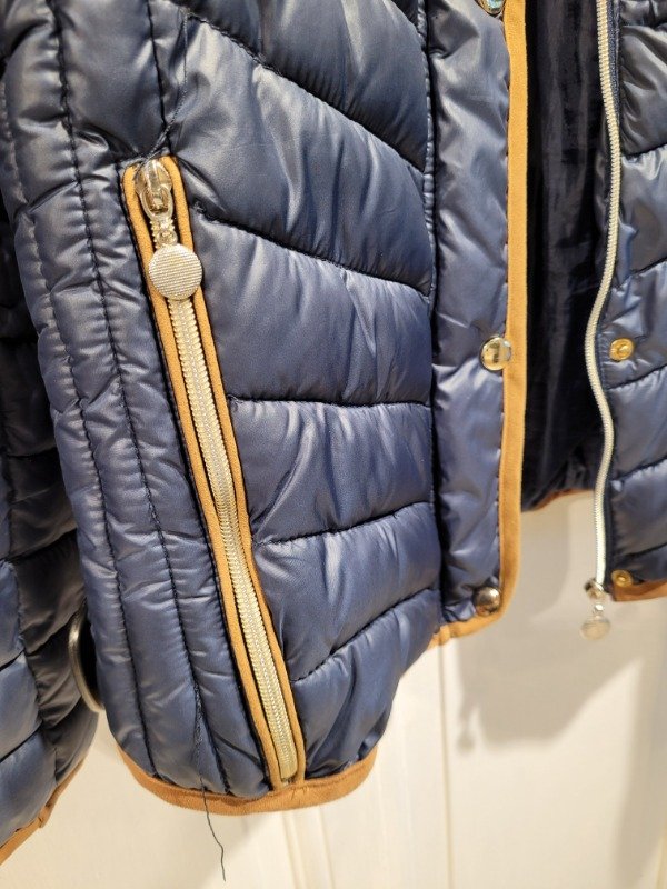 Producto - Campera JUST DESIGN puffer azul Talle L - PRECIO: 100X - 4
