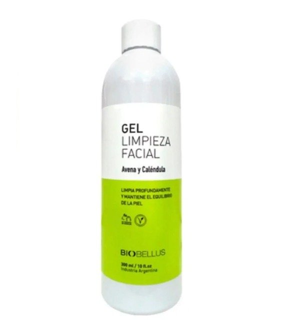 Producto - GEL DE LIMPIEZA FACIAL AVENA Y CALENDULA BIOBELLUS