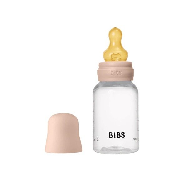 Producto - Mamadera Bibs 150ml, plástica. Rosa