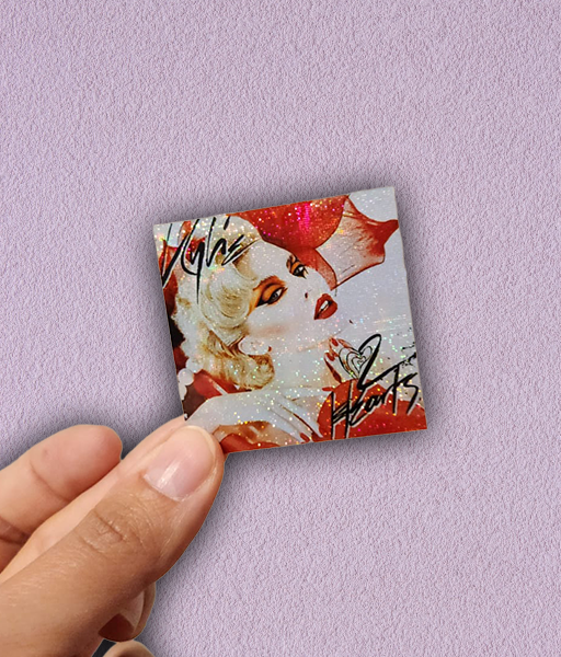 Producto - STICKER HOLOGRÁFICO- KYLIE MINOGUE #2HEARTS