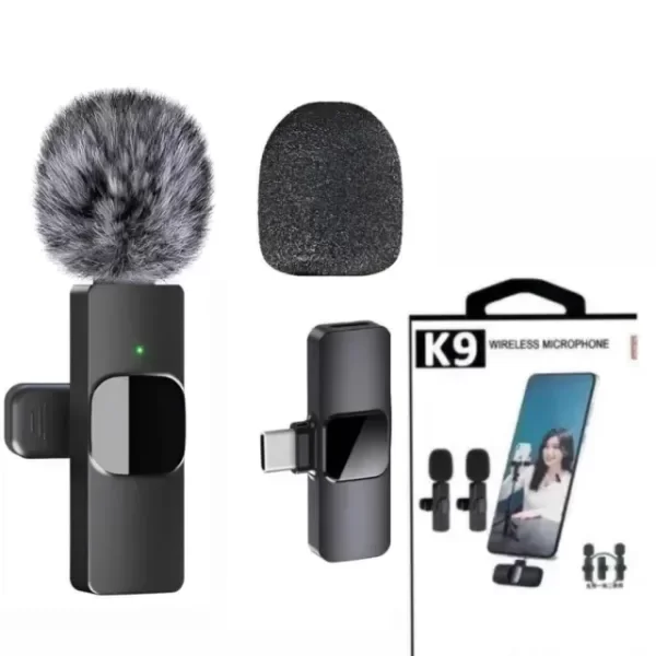 Producto - Micrófono Inalambrico corbatero Ficha tc K9 - 0