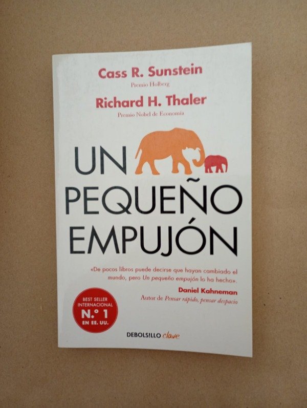 Producto - Un pequeño empujón - Sunstein Thaler - DeBols!llo 2024
