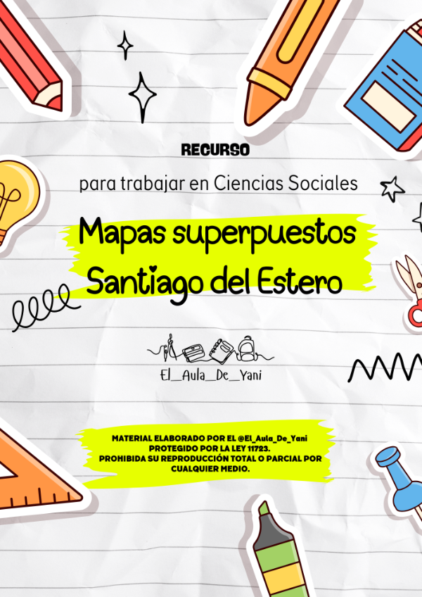 Producto - MAPAS SUPERPUESTOS: Provincia de Santiago del Estero