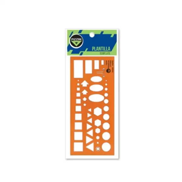 Producto - PLANTILLA FIG GEOMETRICAS FLEX NARANJA PIZZINI