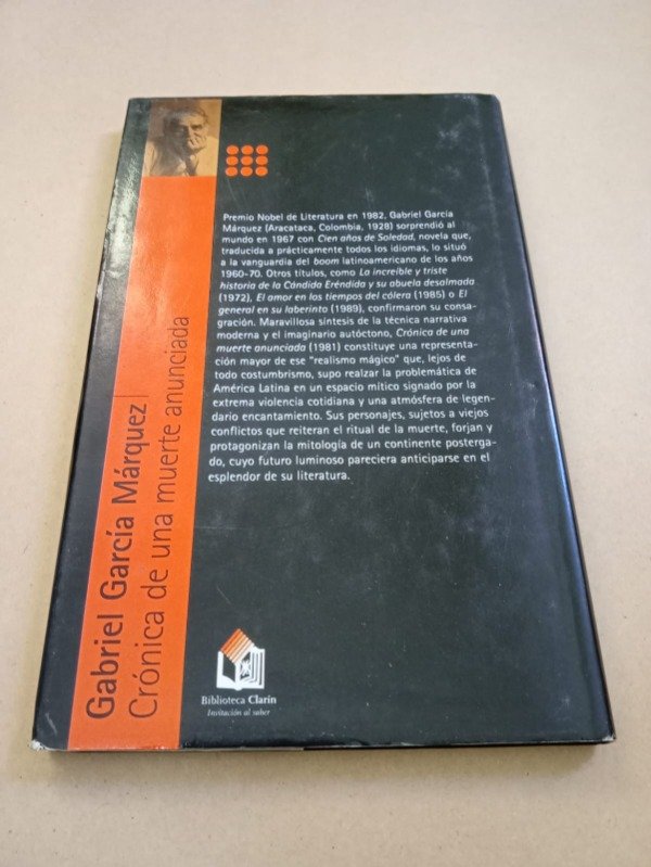 Producto - Crónica de una muerte anunciada - Gabriel García Márquez - Clarín Sol90 2000 - 1