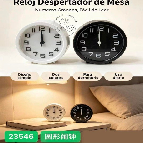 Producto - Reloj Despertador REDONDO 23546
