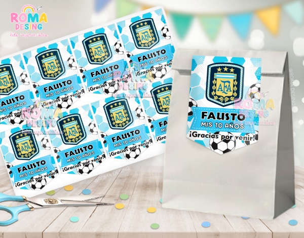 Producto - Etiquetas bolsita Argentina Afa