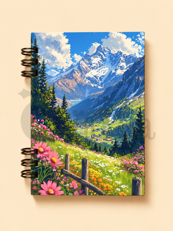 Producto - Agenda horizontal floral - 14