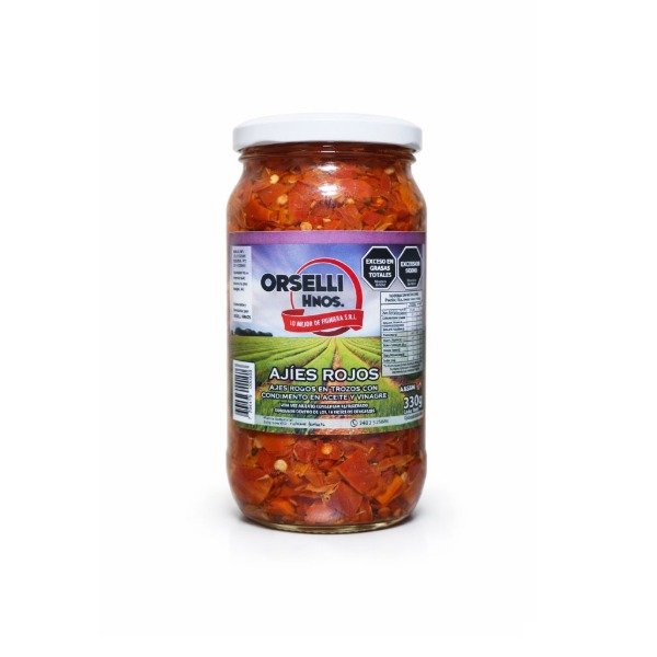 Producto - Ajíes Rojos x330g