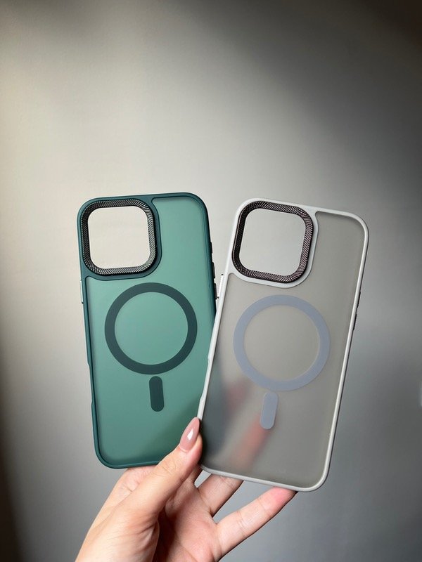 Producto - Cases magsafe estilo mate marco texturado iPhone - 0