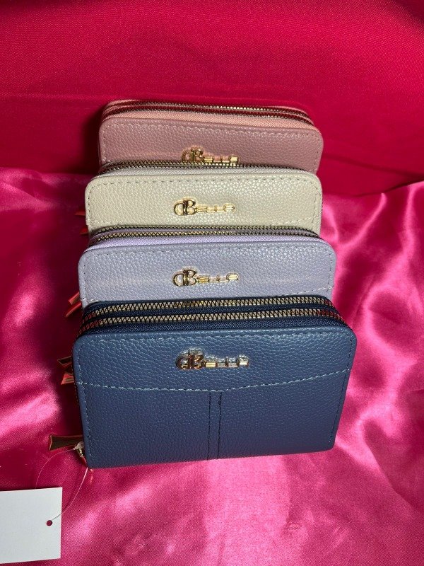 Producto - billetera doble cierre larga chica dbella qb55