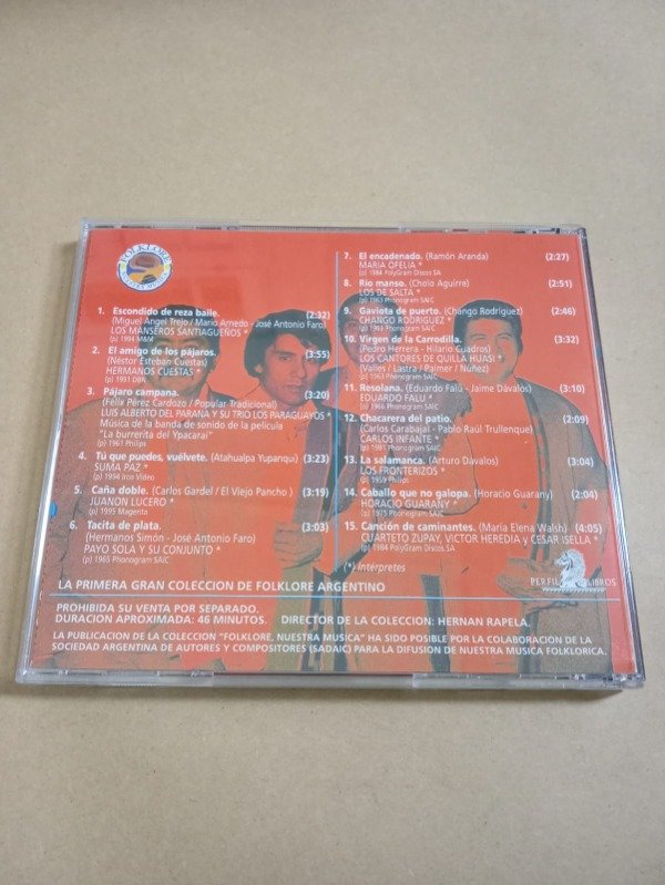 Producto - Folklore nuestra música #16 - Los manseros santiagueños - Perfil libros S/F - 1