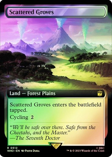 Producto - Scattered Groves (Extended Art Foil)