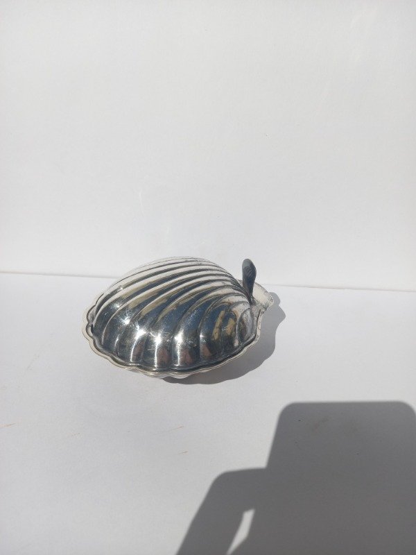 Producto - Ostra metal y vidrio azul