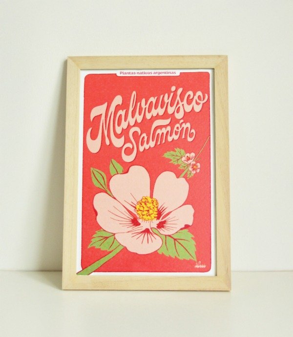 Producto - Marco de madera Kiri + Print 20x30cm a elección - 0