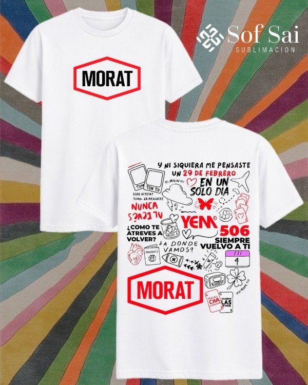 Remera morat collage