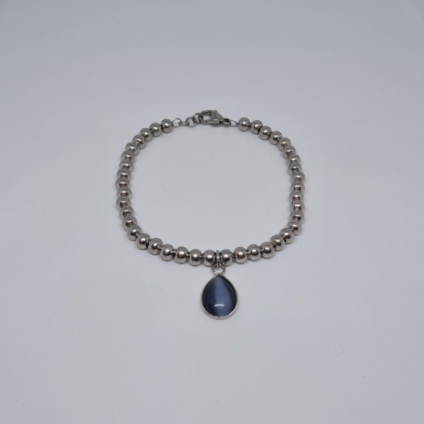Producto - Pulsera piedra azulada