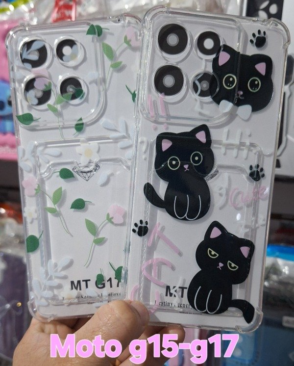 Producto - Fundas porta tarjeta diseño. Moto g15-g17