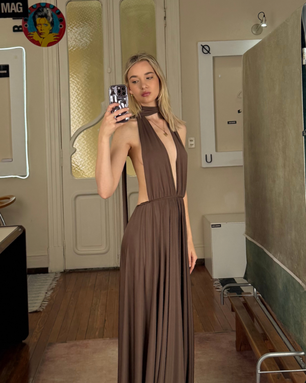 Producto - Vestido Mil formas Seda fría. Variedad de color