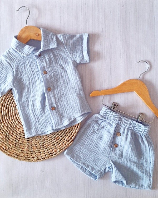 Producto - Conjunto BABY COTTON (celeste)