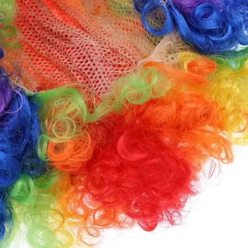 Producto - Peluca payaso multicolor - 1