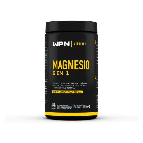 Producto - Magnesio 5 en 1 WPN Sabor Limonada Rosa X 225g