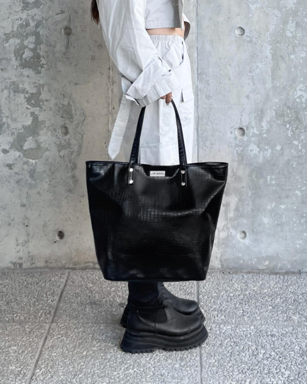 Producto - Tote Bag Billie Negra Tramada