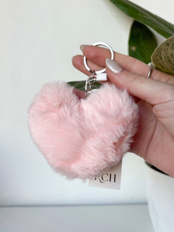 Producto - Llavero pompón (Rosa)
