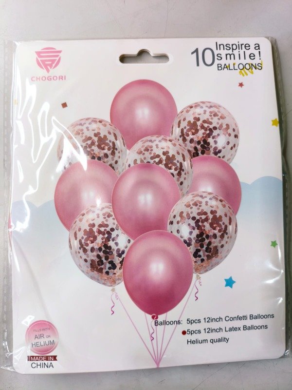 Producto - Set globos x 10 confeti y perlado - 2