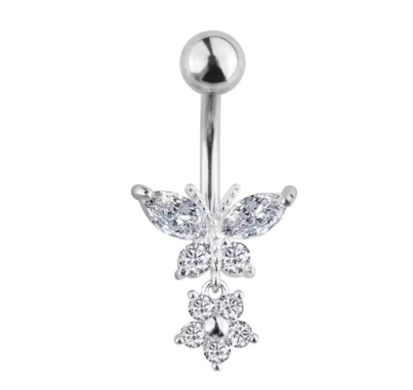 Producto - Colgante mariposa flor