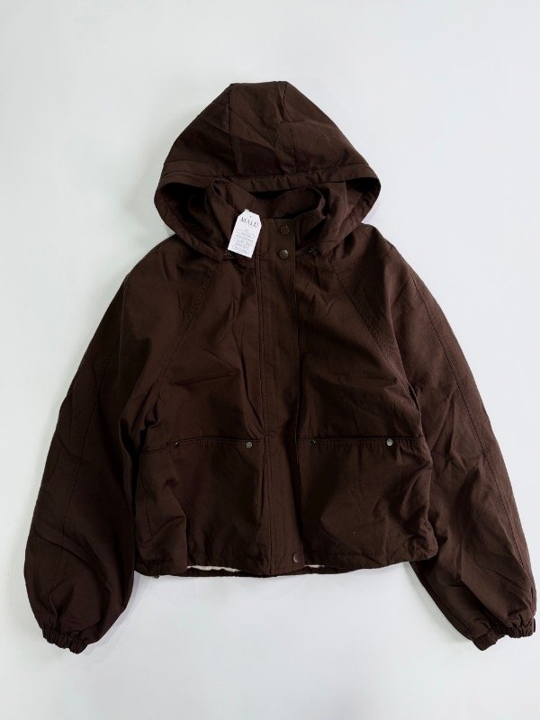 Producto - Campera ALASKA importada con corderito / Choco