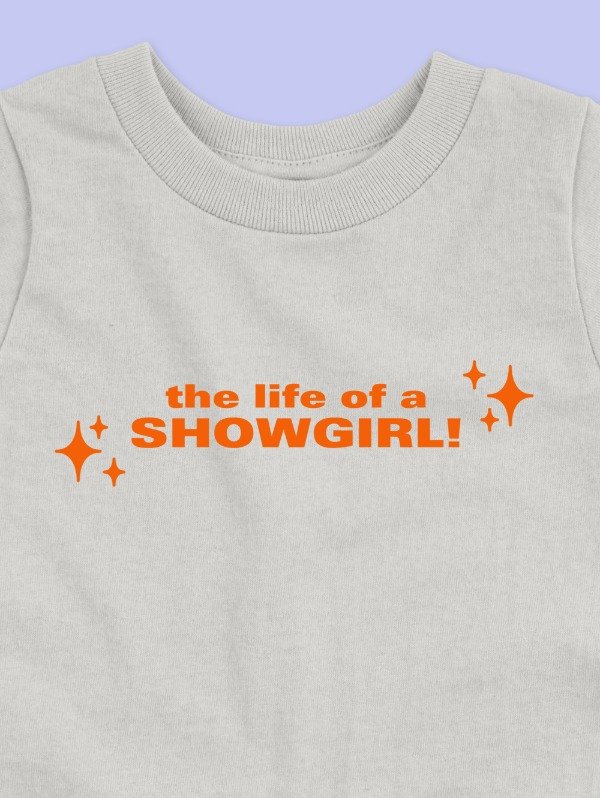 Producto - TS - The life of a Showgirl Baby Tee (preventa)