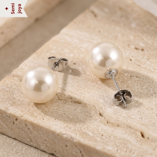 Producto - Aros Perla XL Silver - 0