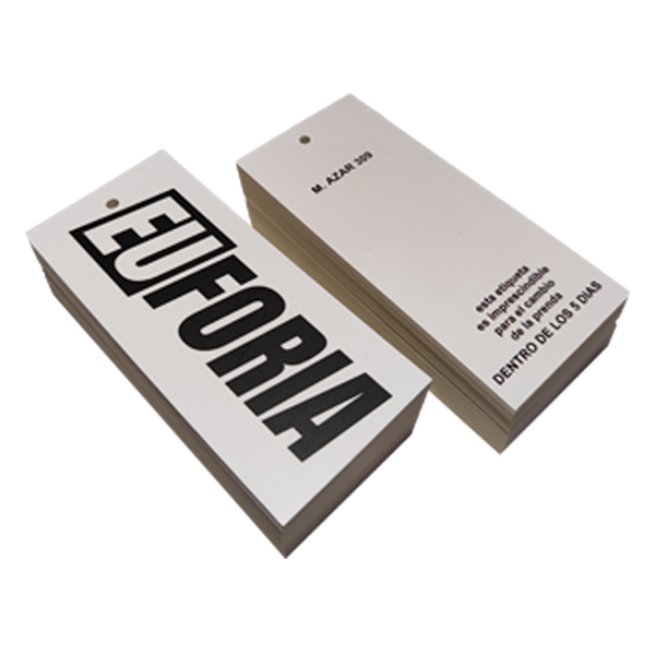 Producto - Etiquetas con/sin perforación