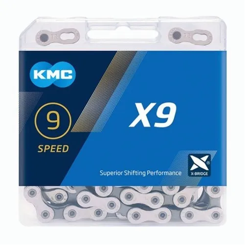 Producto - Cadena KMC X9 9V Silver 116