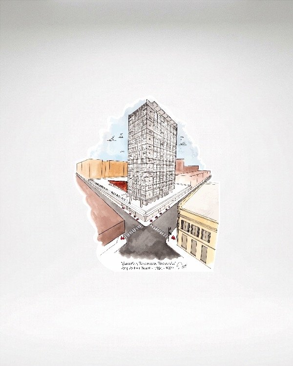 Producto - Vinilo Mate - Torre Rivadavia Arq. Antoni Bonet