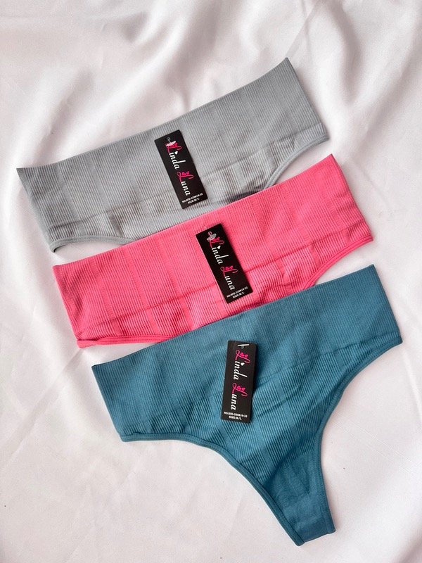 Producto - Colaless tiro medio C/ faja colores