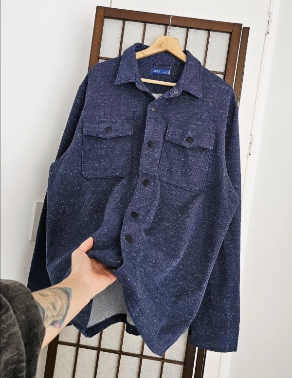 Producto - Camisa azul Large gruesa