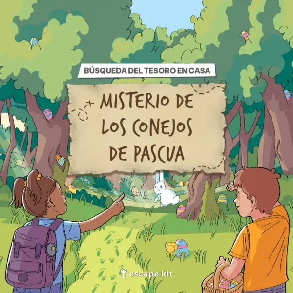 Producto - El Misterio de los Conejos de Pascua - Sala de Escape en Casa (4-6 / 7-12 años)