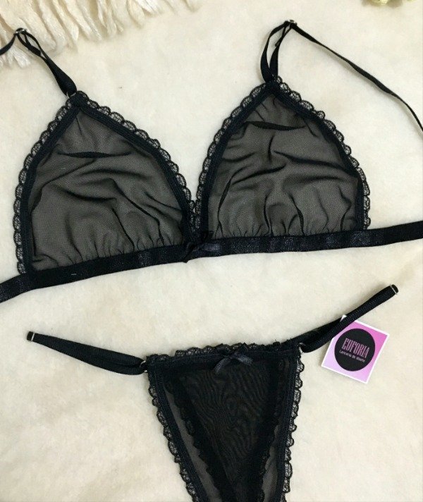 Conjunto Black - Lenceria Euforia